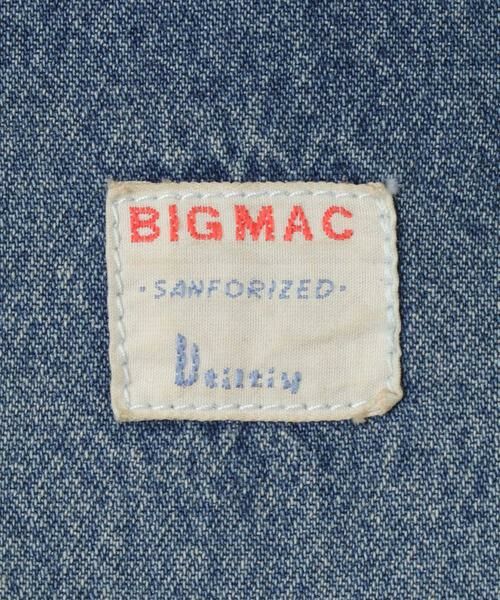 Sonny Label / サニーレーベル Gジャン・デニムジャケット | BIG MAC　DENIM COVERALL | 詳細7