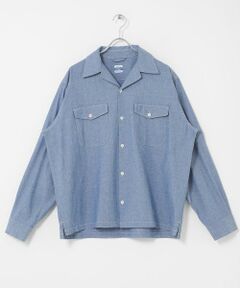 Sonny Label / サニーレーベル シャツ・ブラウス | ARMY TWILL　CHAMBRAY OPEN COLLAR SHIRTS