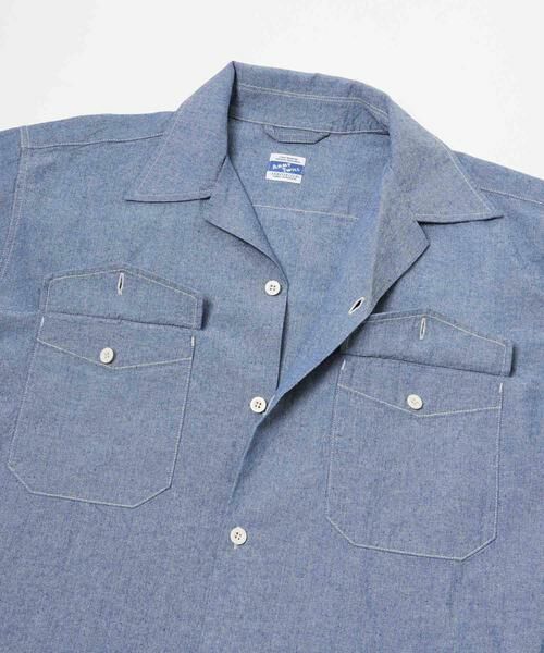 Sonny Label / サニーレーベル シャツ・ブラウス | ARMY TWILL　CHAMBRAY OPEN COLLAR SHIRTS | 詳細2