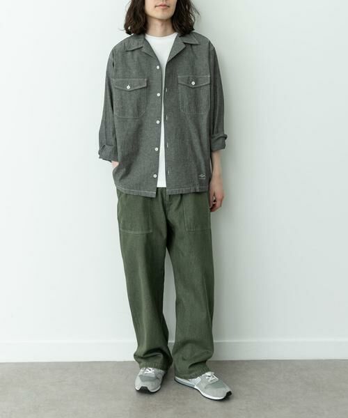 Sonny Label / サニーレーベル シャツ・ブラウス | ARMY TWILL　CHAMBRAY OPEN COLLAR SHIRTS | 詳細15