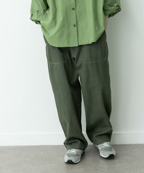 Sonny Label / サニーレーベル シャツ・ブラウス | ARMY TWILL　COTTON LINEN UTILITYSHIRTS | 詳細5