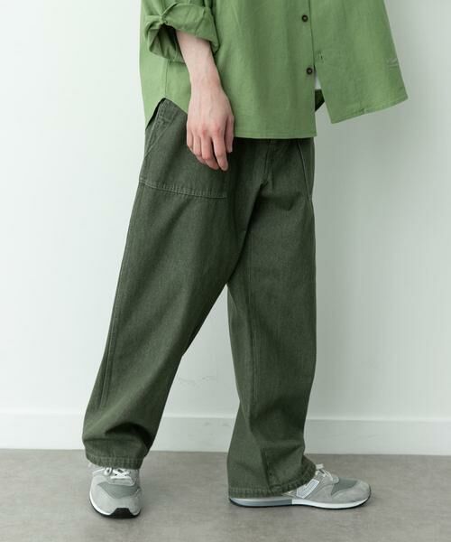 Sonny Label / サニーレーベル シャツ・ブラウス | ARMY TWILL　COTTON LINEN UTILITYSHIRTS | 詳細6