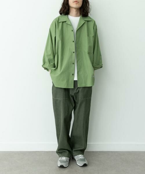 Sonny Label / サニーレーベル シャツ・ブラウス | ARMY TWILL　COTTON LINEN UTILITYSHIRTS | 詳細8