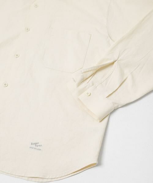 Sonny Label / サニーレーベル シャツ・ブラウス | ARMY TWILL　COTTON LINEN UTILITYSHIRTS | 詳細6