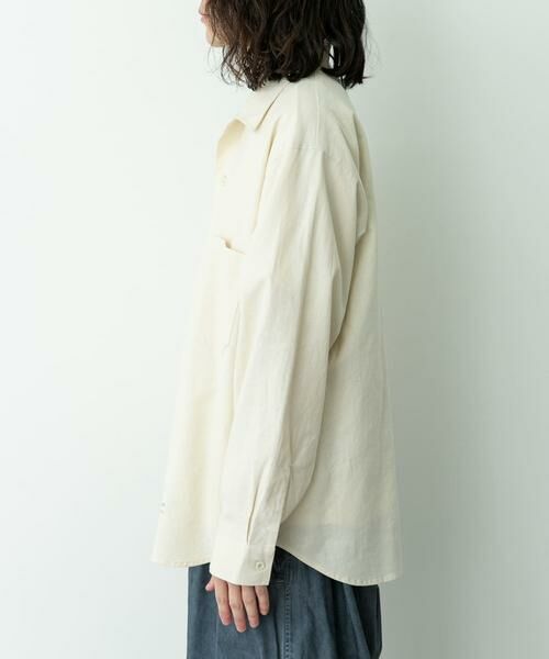Sonny Label / サニーレーベル シャツ・ブラウス | ARMY TWILL　COTTON LINEN UTILITYSHIRTS | 詳細27