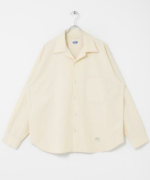 Sonny Label / サニーレーベル シャツ・ブラウス | ARMY TWILL　COTTON LINEN UTILITYSHIRTS（ホワイト系その他）