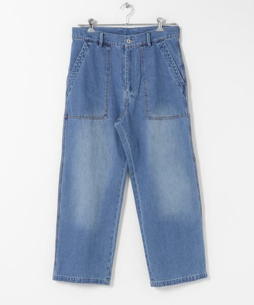 Sonny Label / サニーレーベル デニムパンツ | ARMY TWILL　DENIM BAKER PANTS（ブルー）