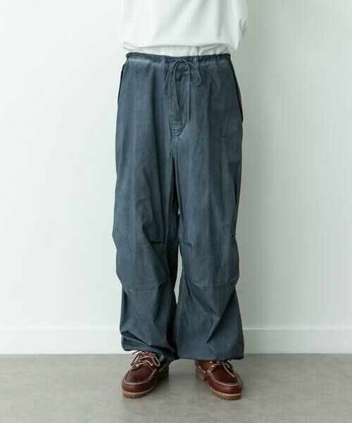 Sonny Label / サニーレーベル その他パンツ | ARMY TWILL　UNEVEN DYEING OVER PANTS | 詳細8