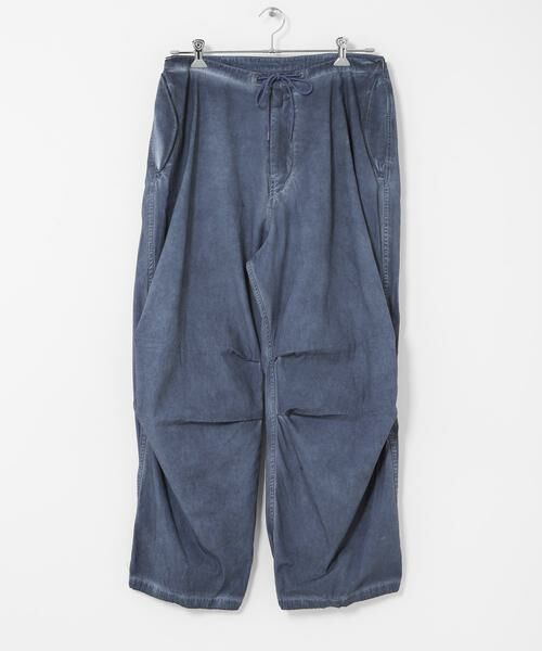Sonny Label / サニーレーベル その他パンツ | ARMY TWILL　UNEVEN DYEING OVER PANTS（ネイビー）