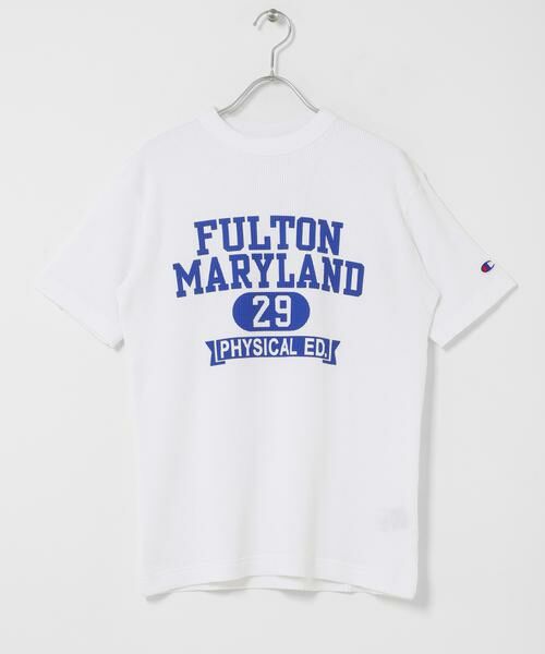 Sonny Label / サニーレーベル Tシャツ | CHAMPION　SHORT SLEEVE T-SHIRTS（ホワイト）