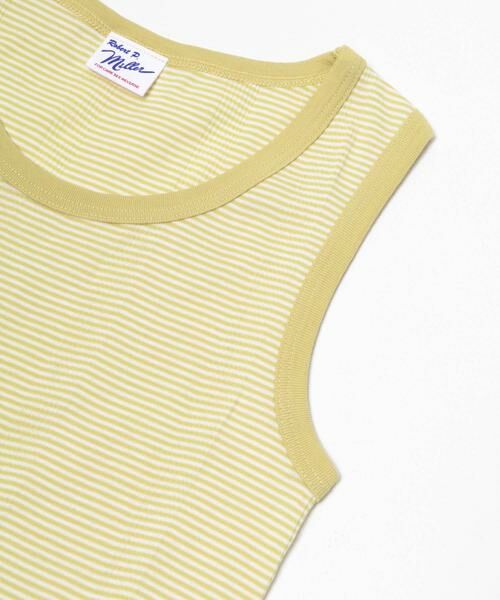 Sonny Label / サニーレーベル タンクトップ | Miller　パネルリブタンクトップ | 詳細2