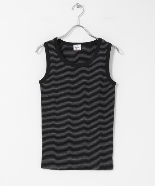 Sonny Label / サニーレーベル タンクトップ | Miller　パネルリブタンクトップ（ブラック系その他）