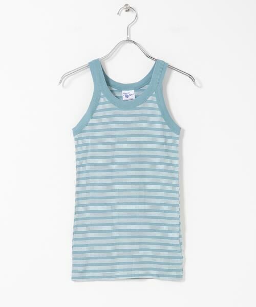 Sonny Label / サニーレーベル タンクトップ | Miller　パネルリブアスレチックタンクトップ（ブルー系その他）
