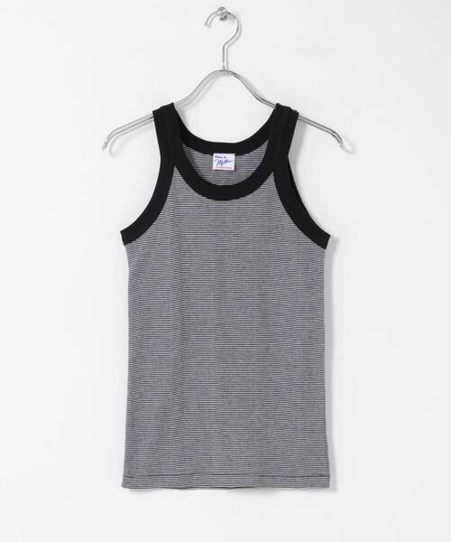 Sonny Label / サニーレーベル タンクトップ | Miller　パネルリブアスレチックタンクトップ（ブラック系その他）
