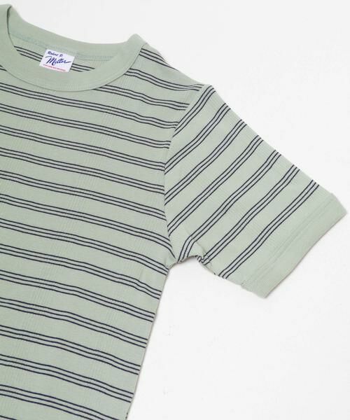 Sonny Label / サニーレーベル Tシャツ | Miller　パネルリブTシャツ | 詳細4