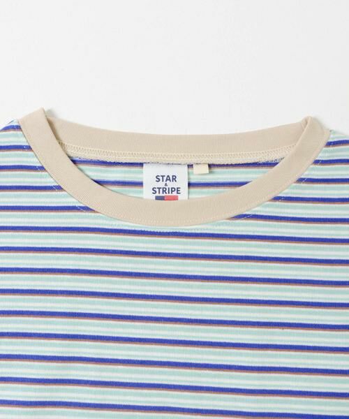 Sonny Label / サニーレーベル Tシャツ | STAR&STRIPE　マルチボーダーTシャツ | 詳細2