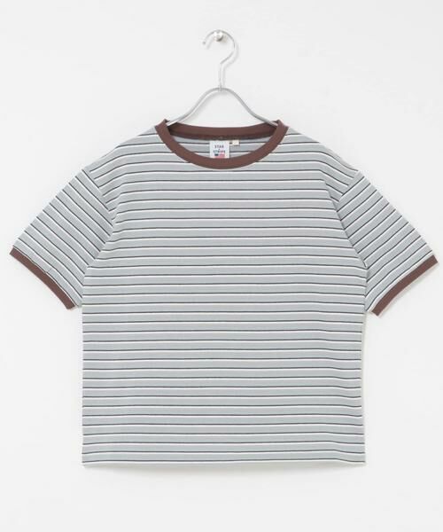 Sonny Label / サニーレーベル Tシャツ | STAR&STRIPE　マルチボーダーTシャツ | 詳細3