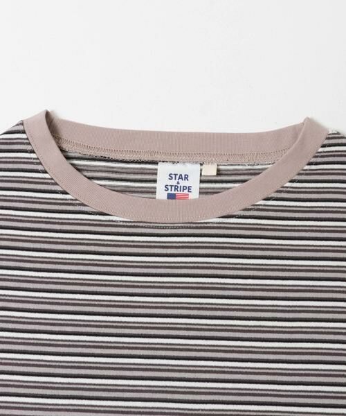 Sonny Label / サニーレーベル Tシャツ | STAR&STRIPE　マルチボーダーTシャツ | 詳細10