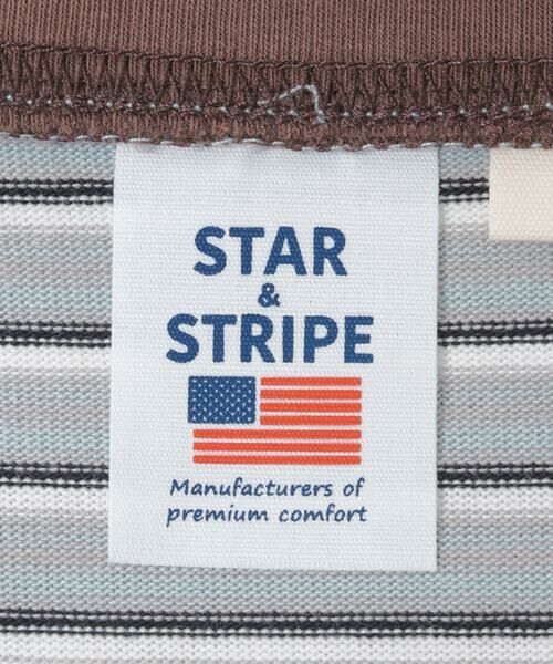 Sonny Label / サニーレーベル Tシャツ | STAR&STRIPE　マルチボーダーTシャツ | 詳細9