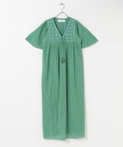 Sonny Label / サニーレーベル ワンピース | sara mallika　ジャガードミラーエンブロイダリードレス