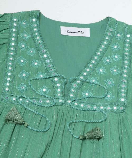 Sonny Label / サニーレーベル ワンピース | sara mallika　ジャガードミラーエンブロイダリードレス | 詳細2