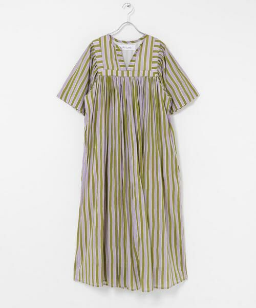 Sonny Label / サニーレーベル ワンピース | sara mallika　ウェーブストライププリントドレス | 詳細3