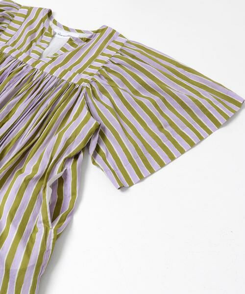 Sonny Label / サニーレーベル ワンピース | sara mallika　ウェーブストライププリントドレス | 詳細4