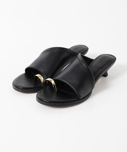 Sonny Label / サニーレーベル サンダル | LE VERNIS　トゥーリングサンダル（ブラック）