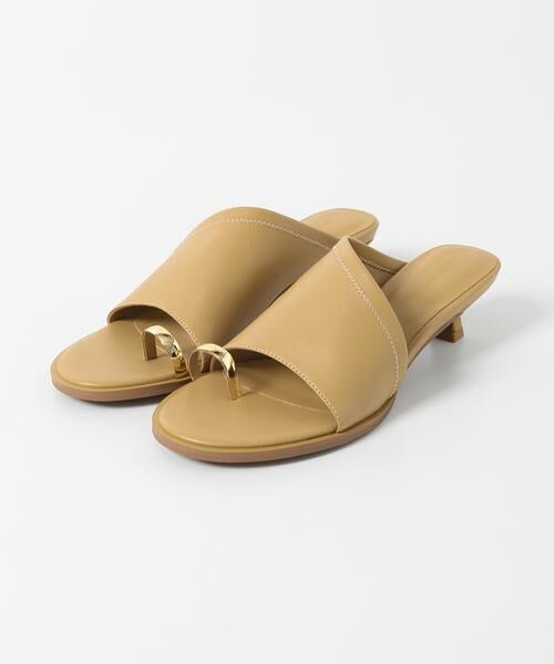 Sonny Label / サニーレーベル サンダル | LE VERNIS　トゥーリングサンダル（ベージュ）