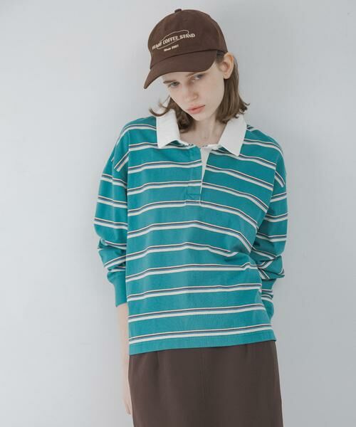 Sonny Label / サニーレーベル Tシャツ | マルチボーダーラガーシャツ | 詳細1