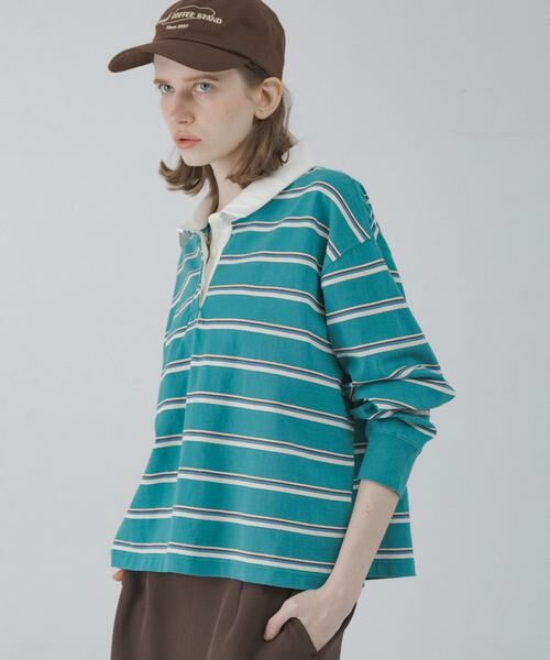 Sonny Label / サニーレーベル Tシャツ | マルチボーダーラガーシャツ | 詳細3