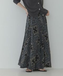 Sonny Label / サニーレーベル スカート | パネル柄プリントスカート