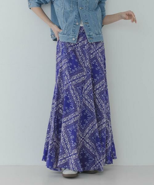 Sonny Label / サニーレーベル スカート | パネル柄プリントスカート | 詳細1