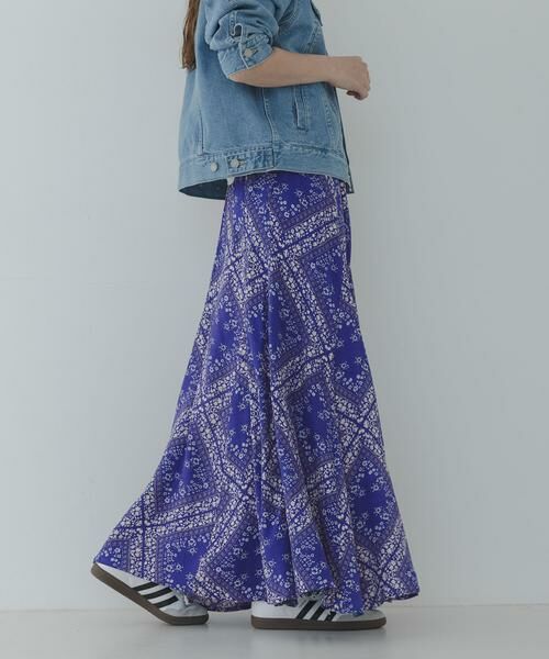 Sonny Label / サニーレーベル スカート | パネル柄プリントスカート | 詳細2