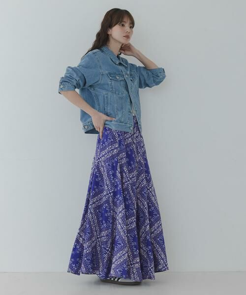 Sonny Label / サニーレーベル スカート | パネル柄プリントスカート | 詳細6