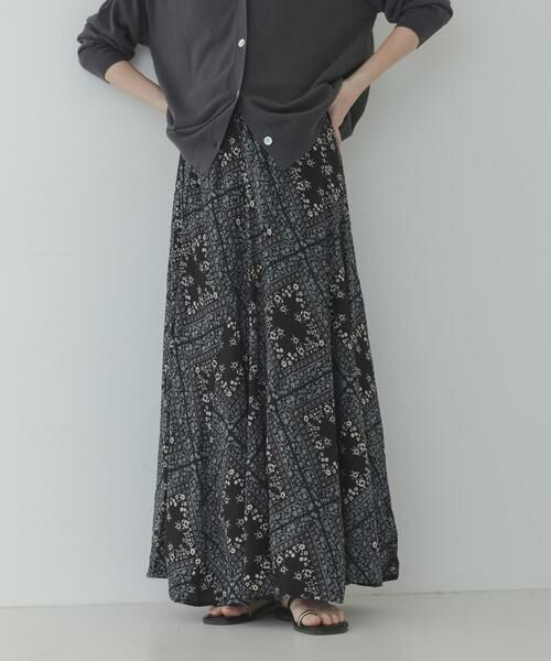 Sonny Label / サニーレーベル スカート | パネル柄プリントスカート | 詳細13