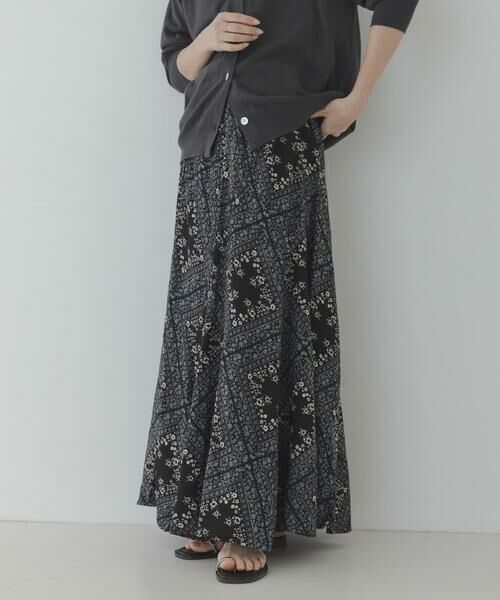 Sonny Label / サニーレーベル スカート | パネル柄プリントスカート | 詳細14