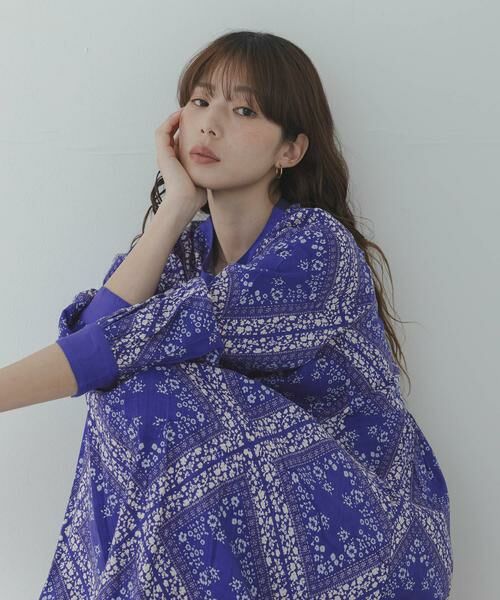 Sonny Label / サニーレーベル ワンピース | パネル柄プリントワンピース | 詳細1