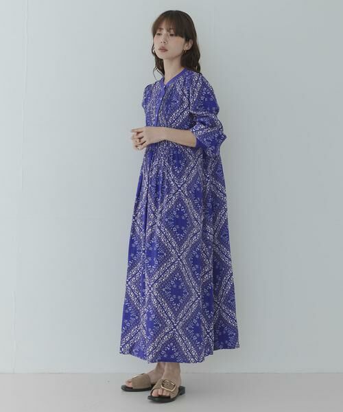 Sonny Label / サニーレーベル ワンピース | パネル柄プリントワンピース | 詳細5