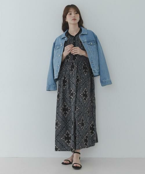 Sonny Label / サニーレーベル ワンピース | パネル柄プリントワンピース | 詳細15