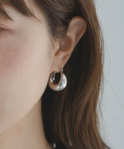 Sonny Label / サニーレーベル ピアス・イヤリング | ステンレスボリュームフープピアス（シルバー）