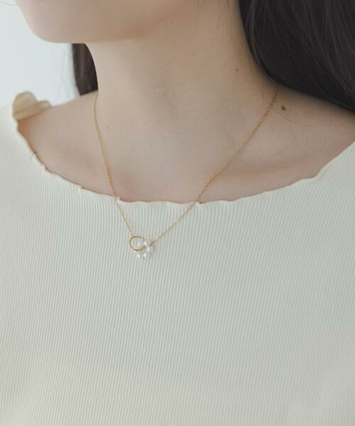 Sonny Label / サニーレーベル ネックレス・ペンダント・チョーカー | ステンレスリングモチーフネックレス（ゴールド）