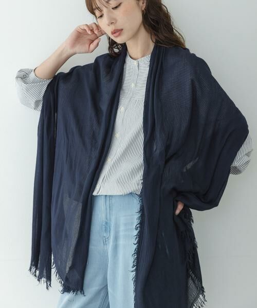 Sonny Label / サニーレーベル マフラー・ショール・スヌード・ストール | イタリア製なめらかレーヨンストール | 詳細2