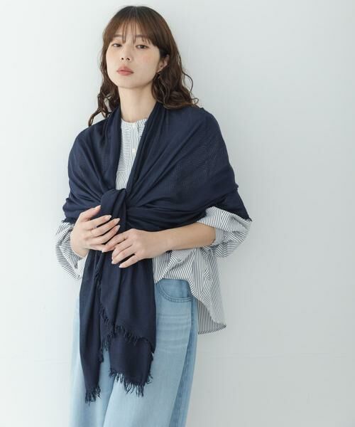 Sonny Label / サニーレーベル マフラー・ショール・スヌード・ストール | イタリア製なめらかレーヨンストール | 詳細4