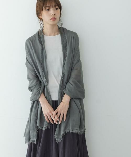 Sonny Label / サニーレーベル マフラー・ショール・スヌード・ストール | イタリア製なめらかレーヨンストール | 詳細11