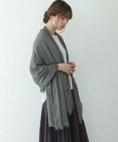 Sonny Label / サニーレーベル マフラー・ショール・スヌード・ストール | イタリア製なめらかレーヨンストール | 詳細12