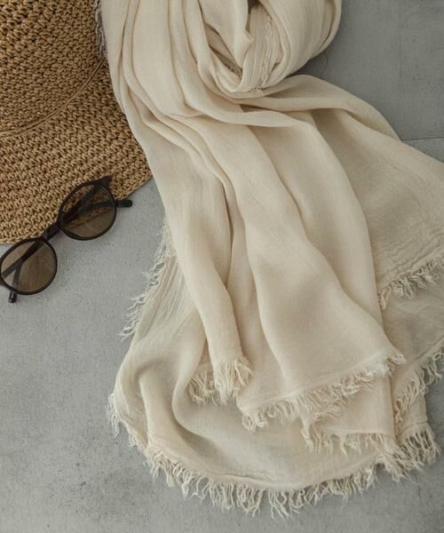 Sonny Label / サニーレーベル マフラー・ショール・スヌード・ストール | イタリア製なめらかレーヨンストール | 詳細15