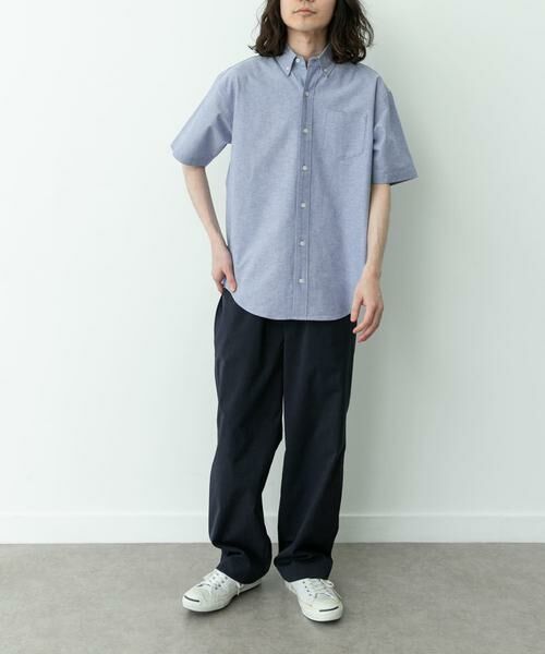 Sonny Label / サニーレーベル シャツ・ブラウス | 抗菌オックスボタンダウン半袖シャツ | 詳細3