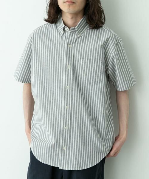 Sonny Label / サニーレーベル シャツ・ブラウス | 抗菌オックスボタンダウン半袖シャツ | 詳細20