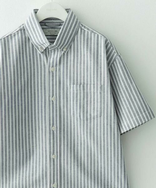 Sonny Label / サニーレーベル シャツ・ブラウス | 抗菌オックスボタンダウン半袖シャツ（ブルー系その他）